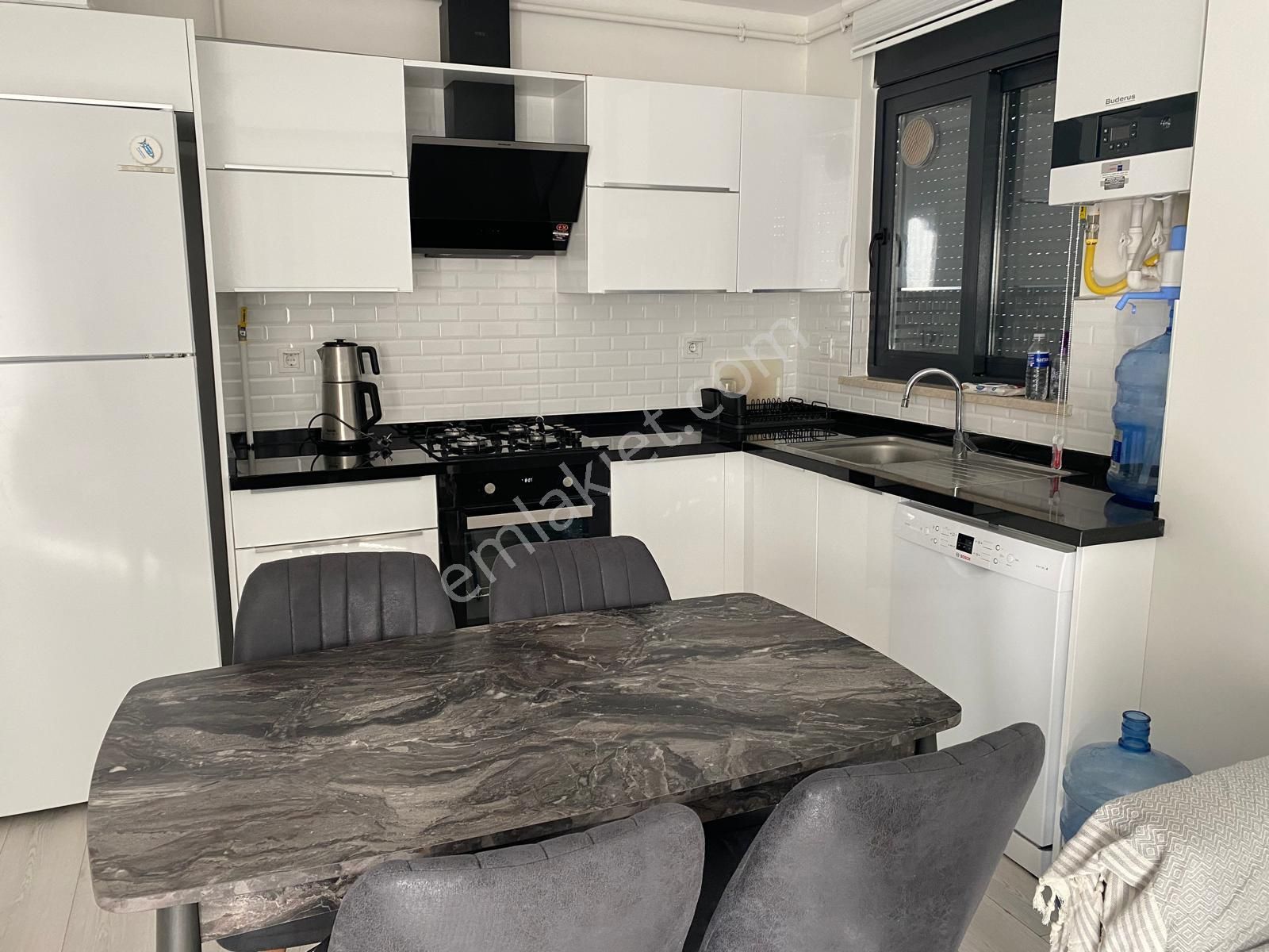 Lara Plajına 1 Km Havuzlu Sitede Villa Tadında Bahçe Katı - Görsel 7
