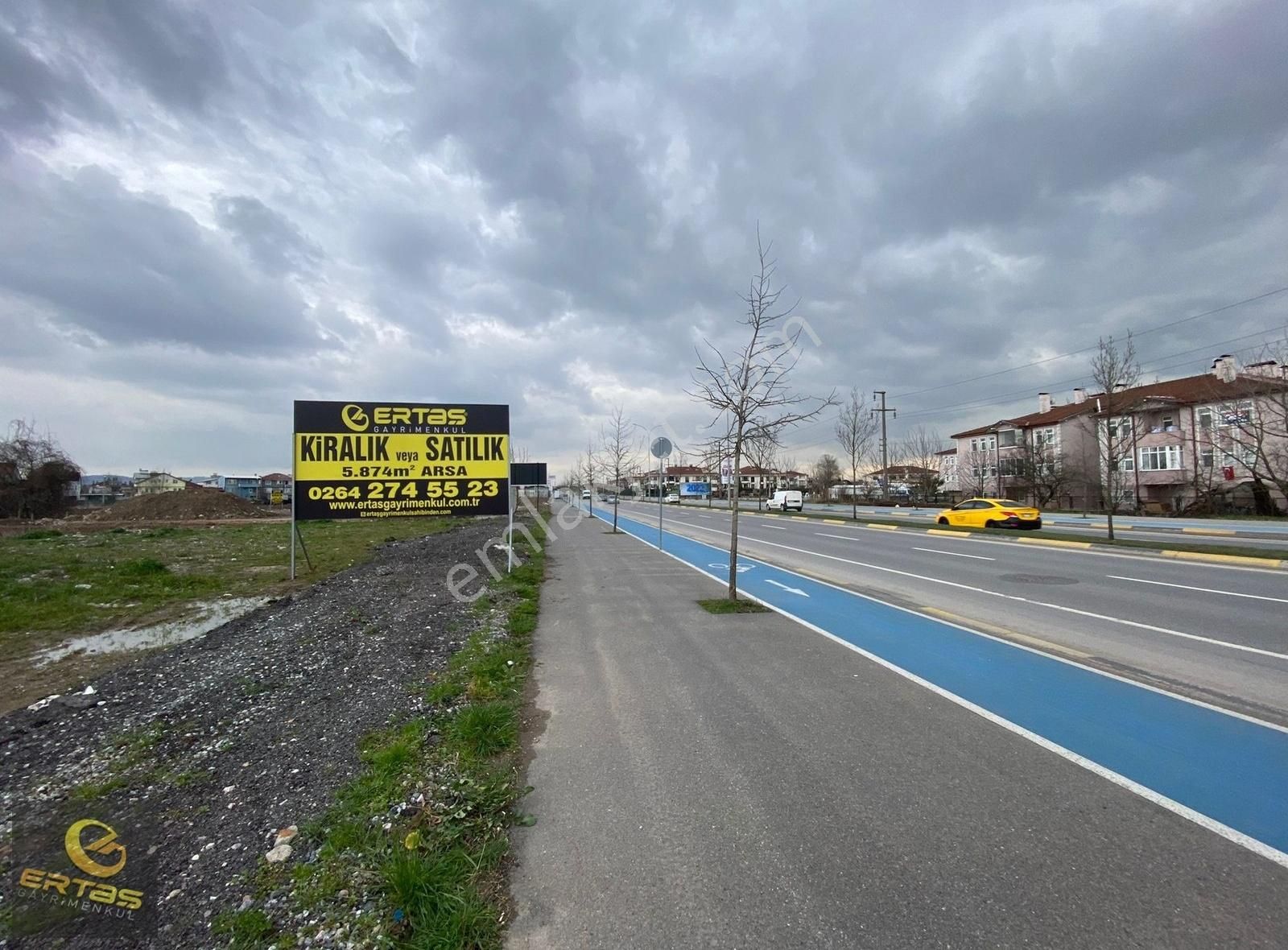 Adapazarı Çevre Yolu Üzeri Yola Cephe 5874 M2 Ticari Köşe Arsa