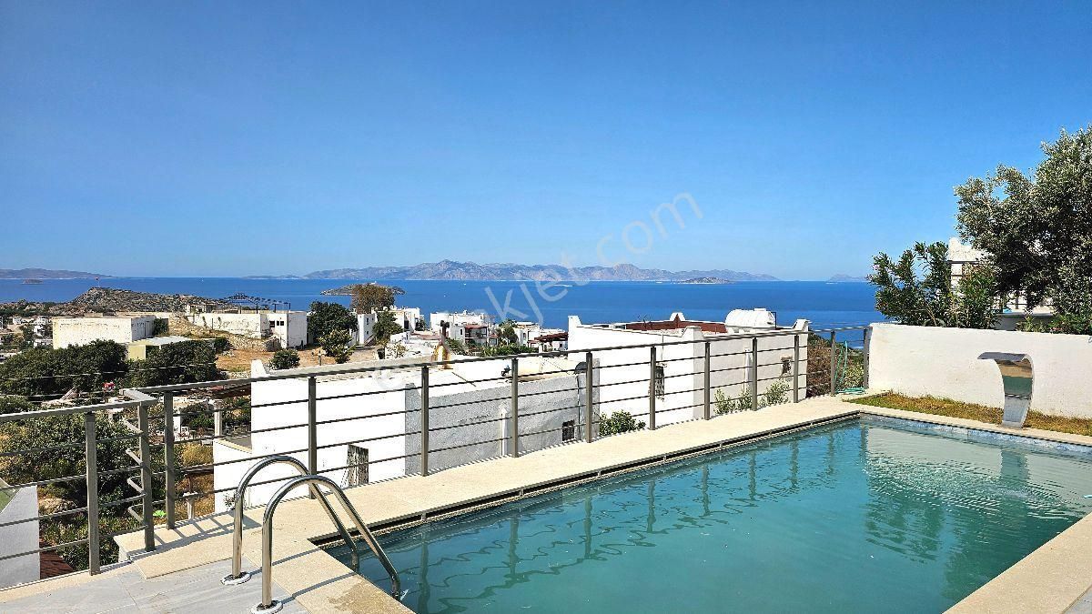 Bodrum Gümüşlük'te Satılık Özel Havuzlu Deniz Manzaralı 3+1 Müstakil Sıfır Villa - Görsel 3