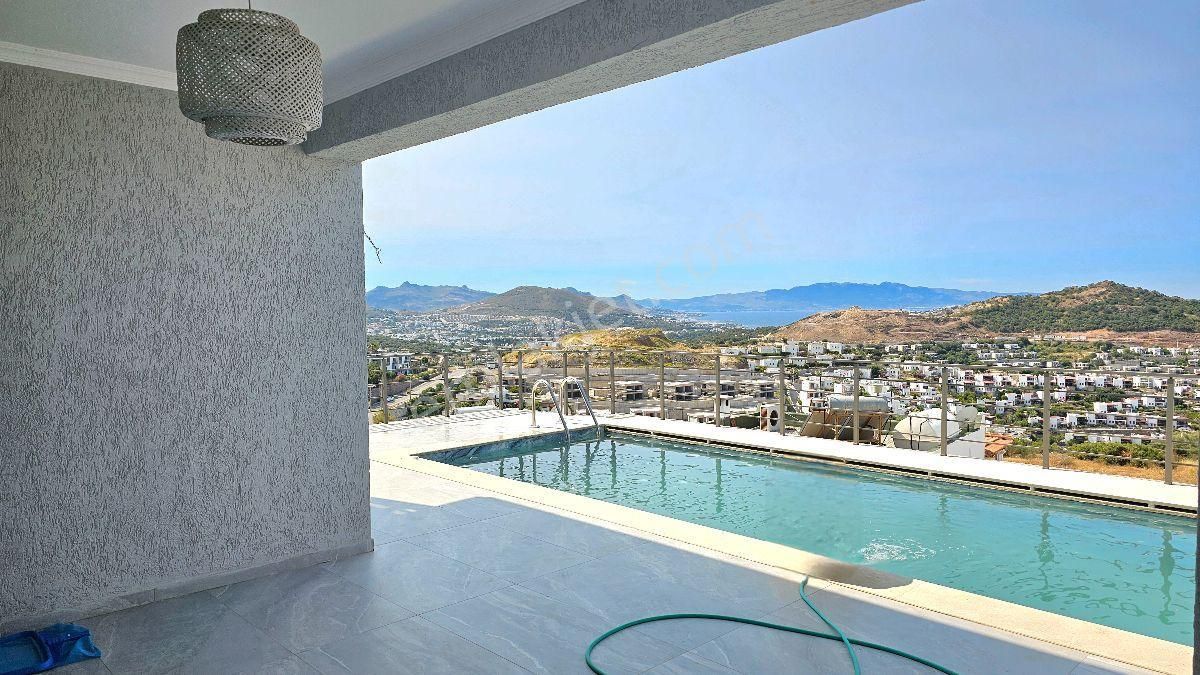 Bodrum Gümüşlük'te Satılık Özel Havuzlu Deniz Manzaralı 3+1 Müstakil Sıfır Villa - Görsel 7
