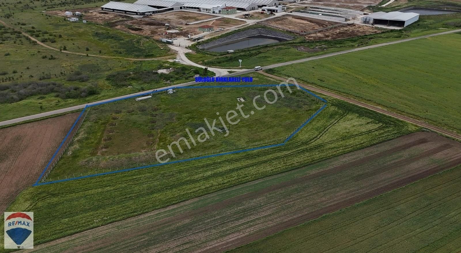 Remax Ekinox' Tan Satılık Tarla (süloğlu Büyükgerdelli Köyünde)