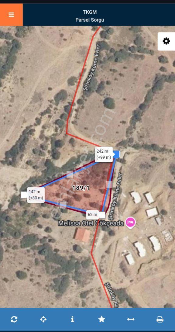 Gökçeada Şirinköyde Zeytinlik Ev /villa Yapılabilir - Görsel 2