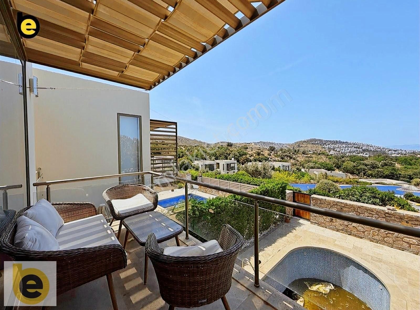 Yalıkavak'ta Ödüllü Aegean Hills Sitesinde Deniz Manzaralı Villa - Görsel 11