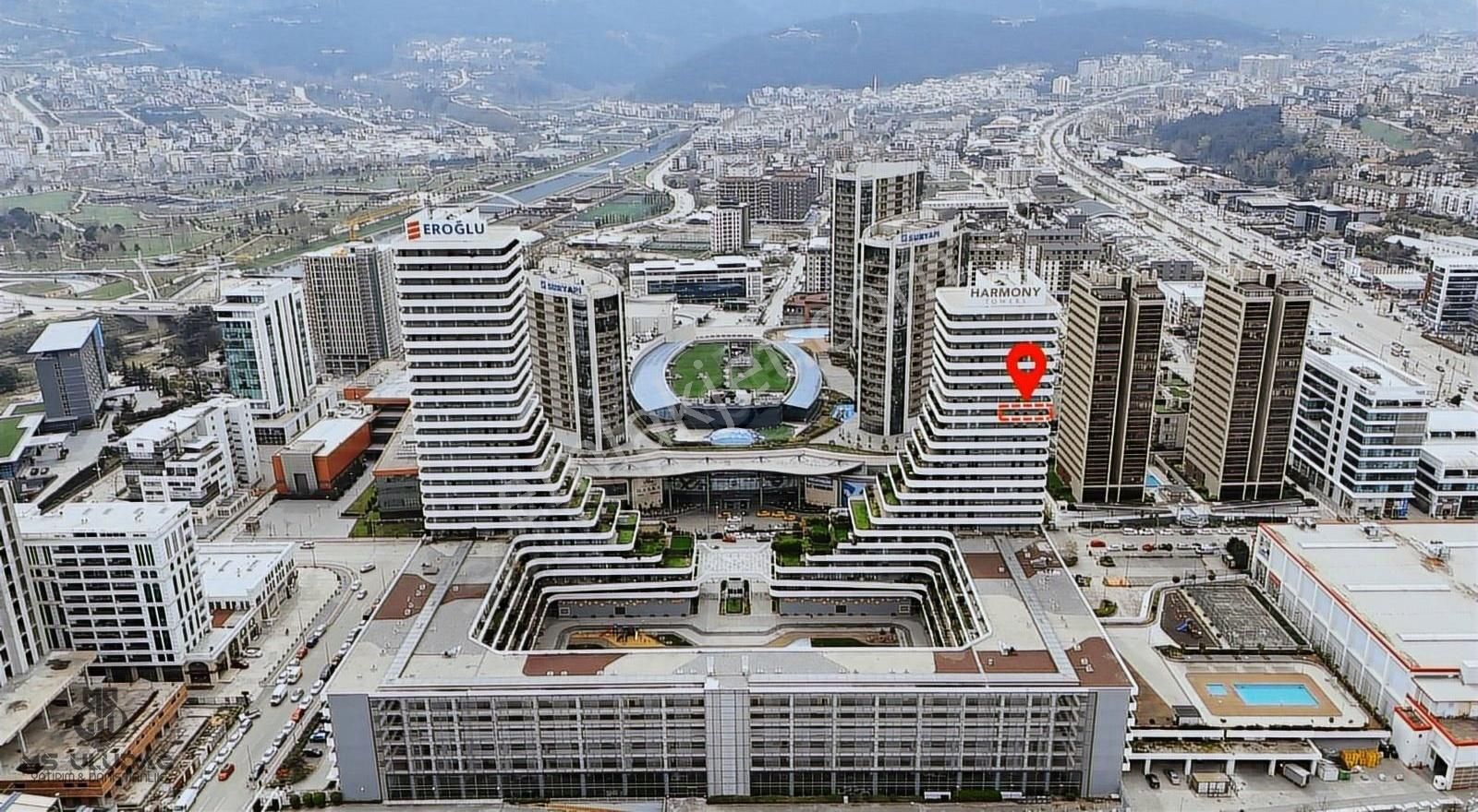 Bursa Nilüfer Odunluk Harmony Towers 4+1 Kiralık Daire