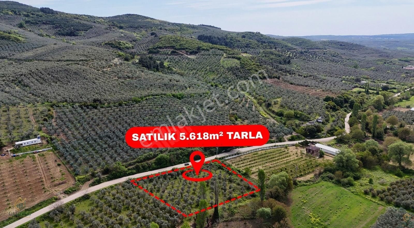 Bursa Mudanya Halilbey 5000 Sanayi İmarı İçinde Satılık Arazi