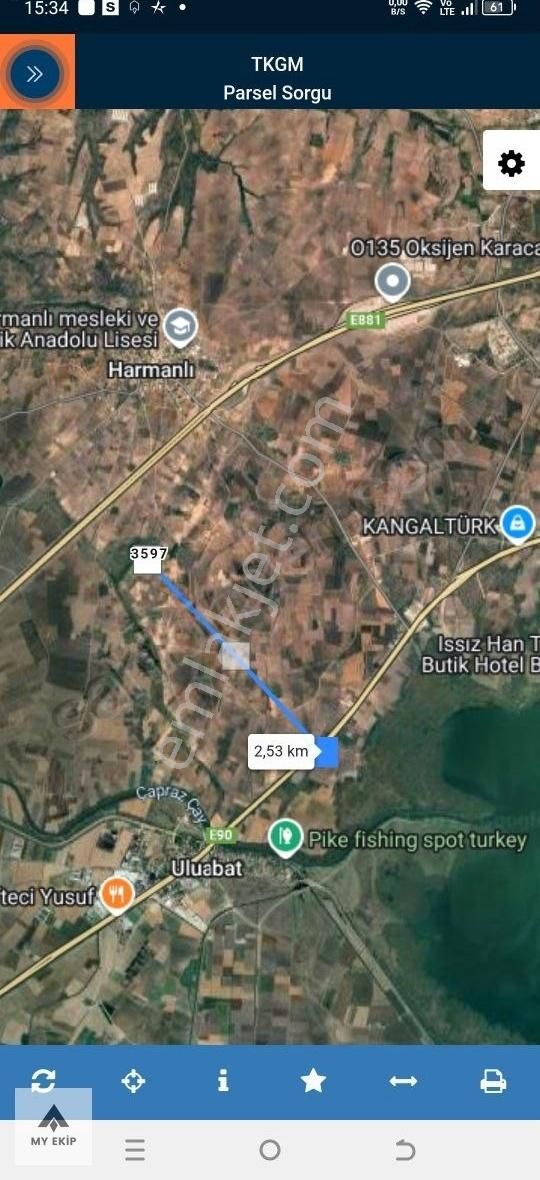 My Ekipden Bursa Karacabey Harmanlıda Tam Size Göre Bir Parsel - Görsel 3