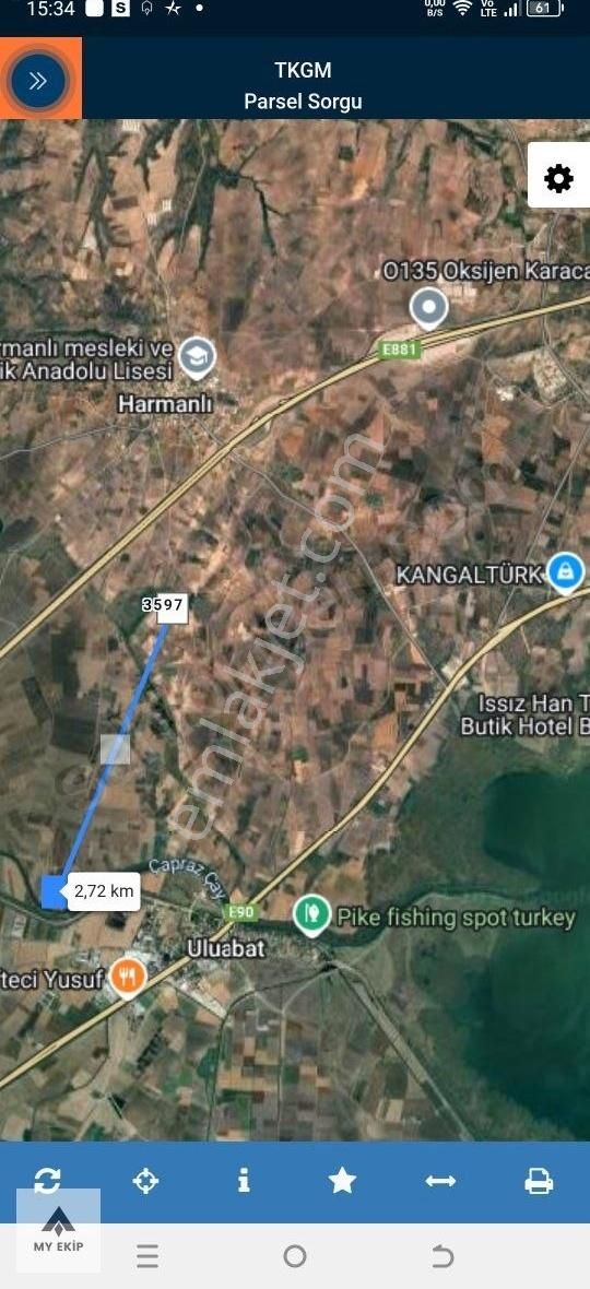 My Ekipden Bursa Karacabey Harmanlıda Tam Size Göre Bir Parsel - Görsel 6