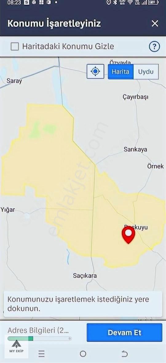 My Ekipdençekim Merkezi Konya Kadınhanı Başkuyuda Satılıkarazi
