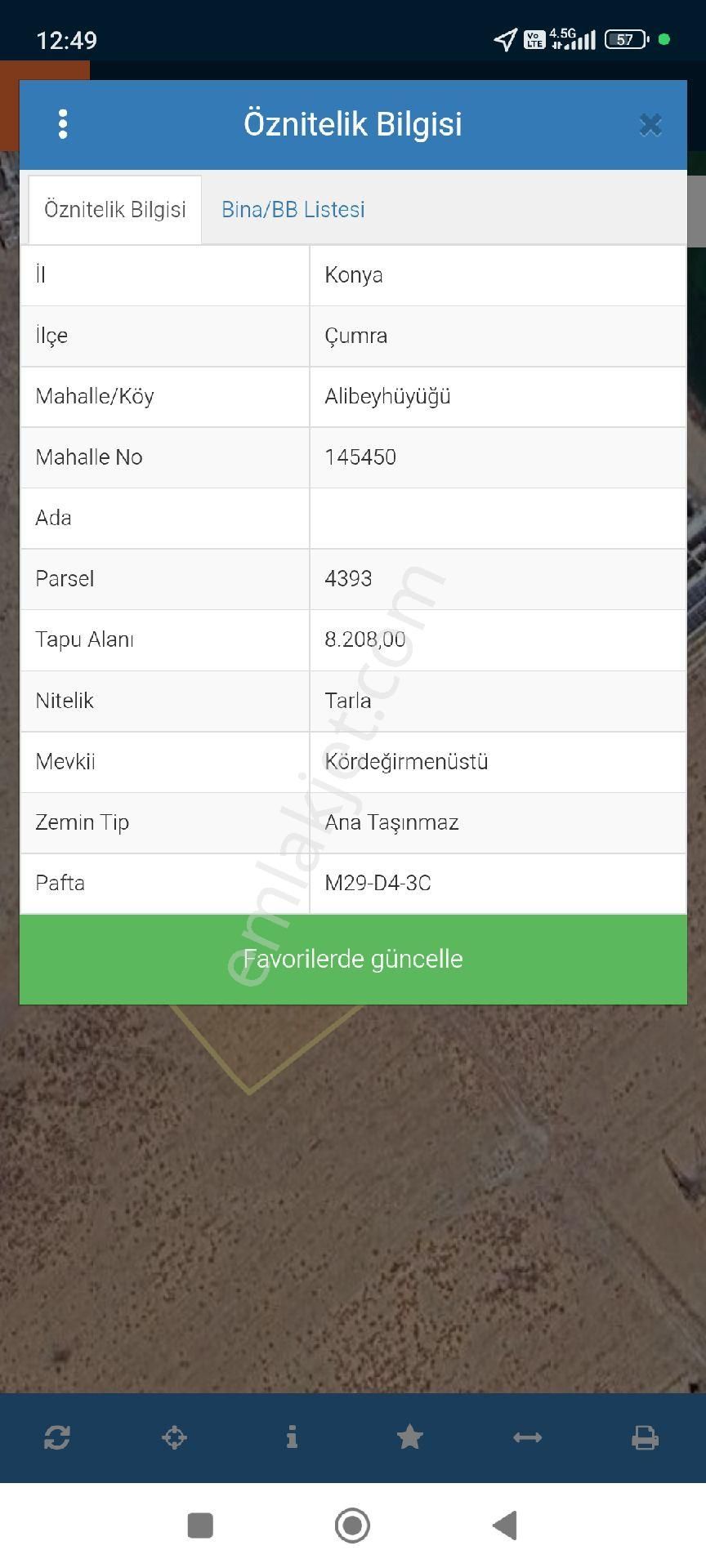 Alibeyhüyüğü Değerinde Tarla