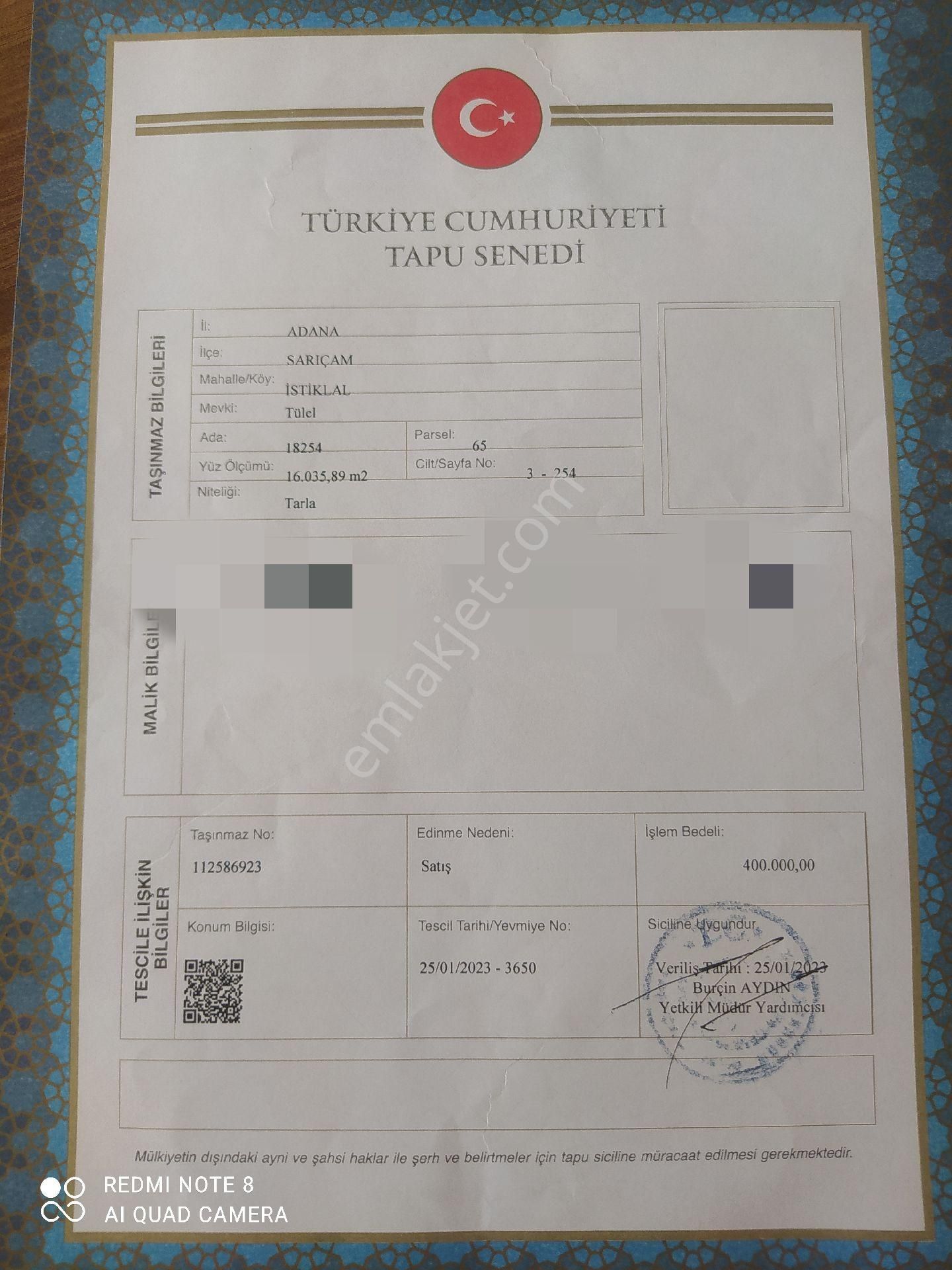 Kozan Yoluna 200 Metre Arsa