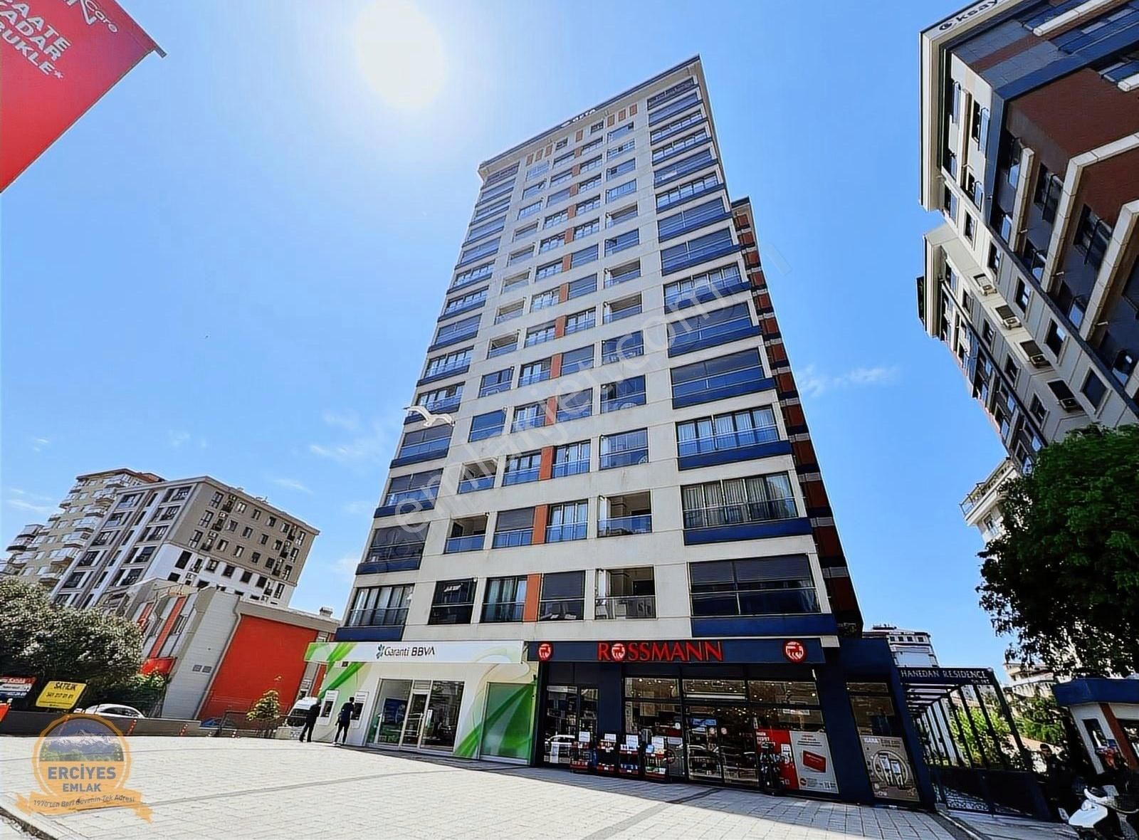 Erciyesden Erenköyde 3+1 Balkonlu 7/24 Güvenlikli, Ebeveyn Banyo