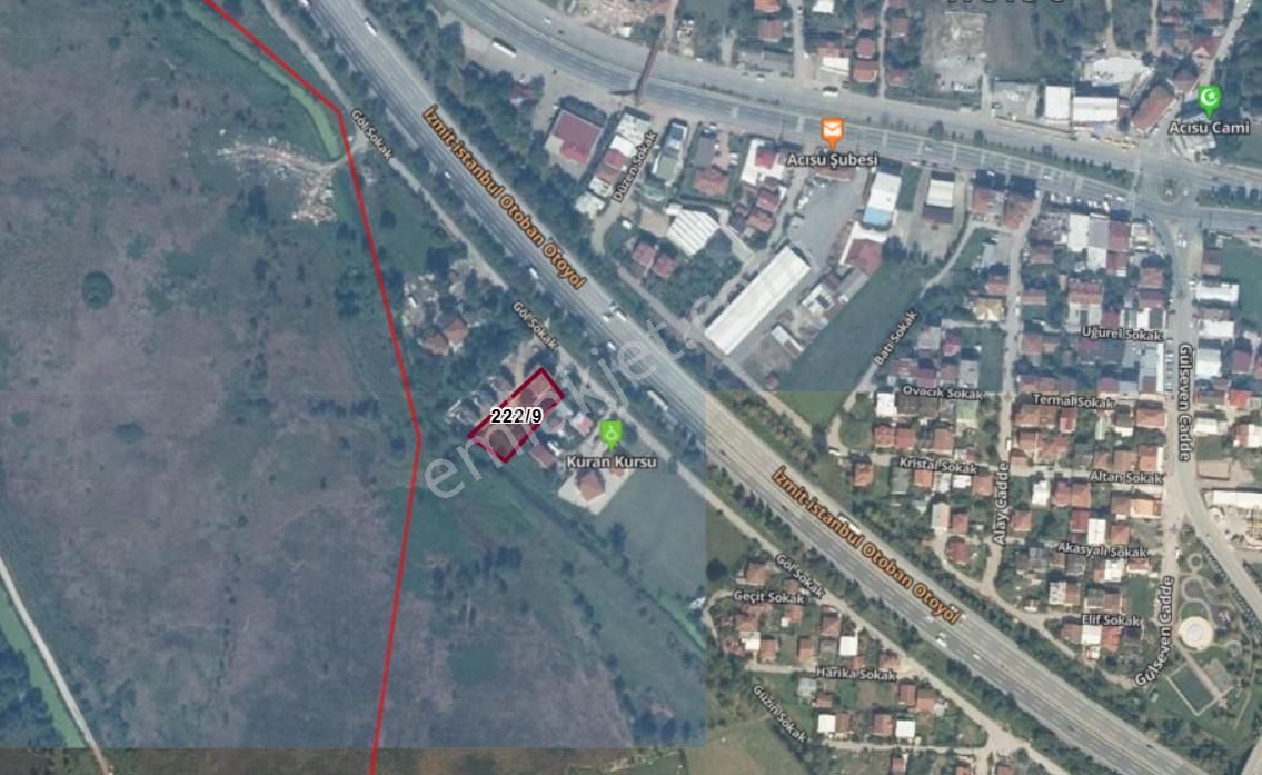 Kartepe Acısu İmarlı Villa Arsası