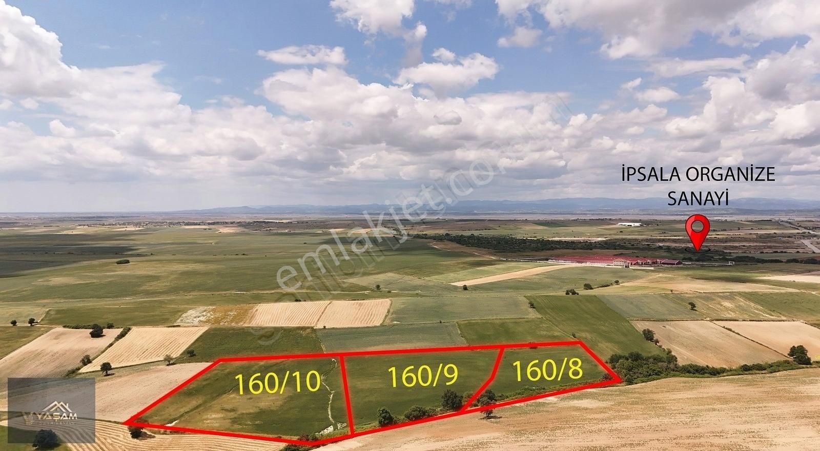 İpsala Organize Sanayide Yatırım Fırsatı!! 9386 M2 Arazi