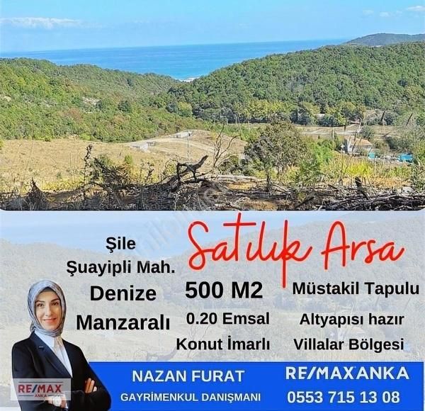 Remax Anka'dan Deniz Manzaralı Villa İmarlı 500 M2 Satılık Arsa