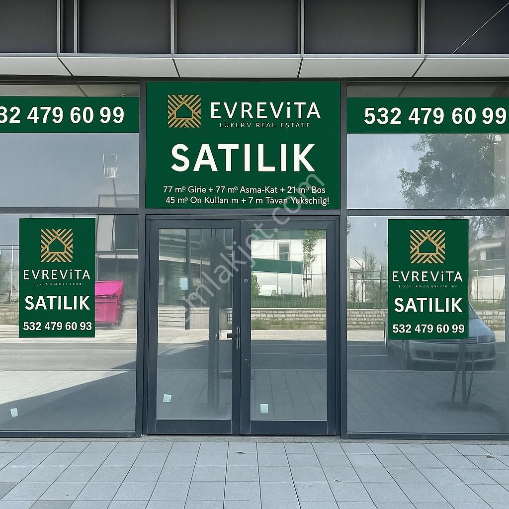Cadde Cephe Hastane Karşısı Satılık Dükkan 143m2 (asma Hariç)
