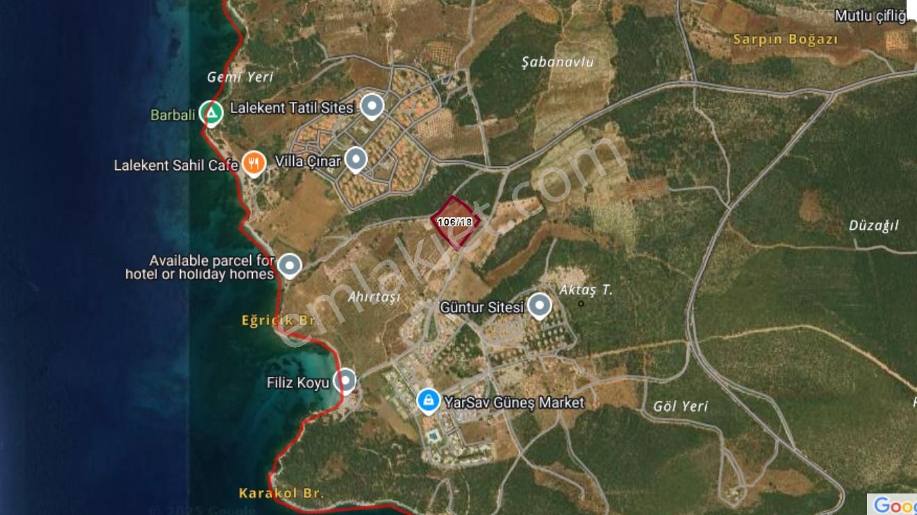 Elvan Özçelik'den Kazıklıbucak'da Denize Çok Yakın Satılık Fırsat Tarla - Görsel 3