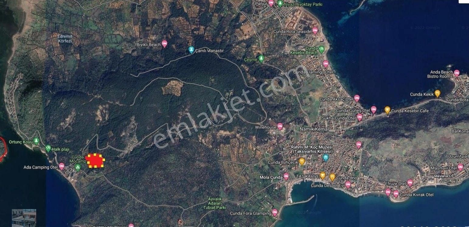 Balıkesir Ayvalık Cunda Adasın Da Satılık 5810 Metre Kare Zeytinlik - Görsel 7