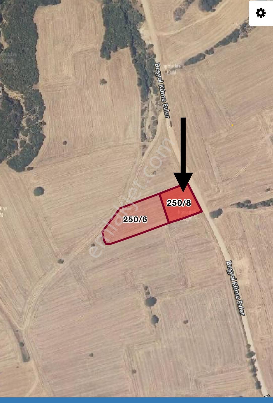 Çanakkale Eceabat Beşyol Köyü Satılık Yatırımlık Tarla