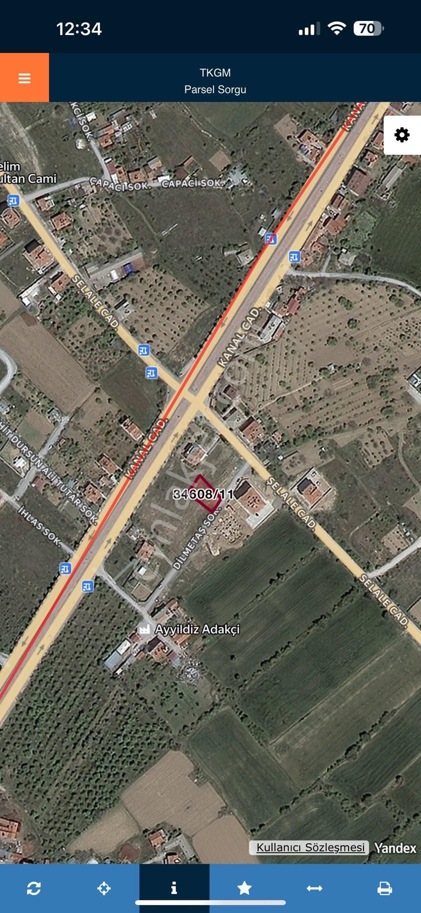 Satılık Karaaslan Üzümcüde 555 M2 İmarlı Arsa