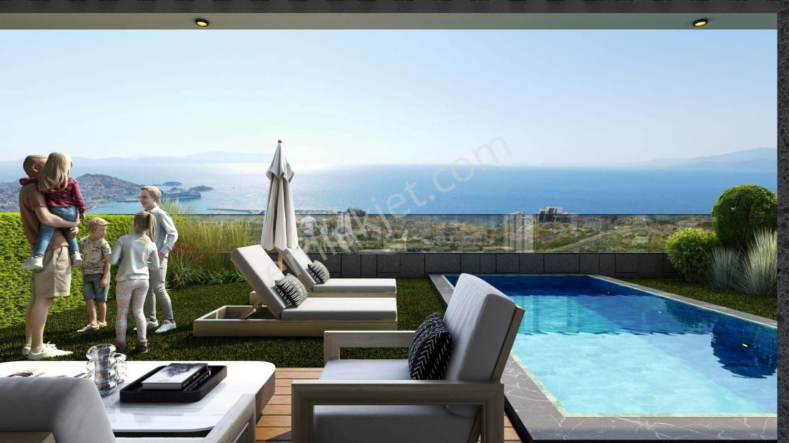 Kuşadasında Projeden Deniz Manzaralı Arakat Daire - Görsel 16