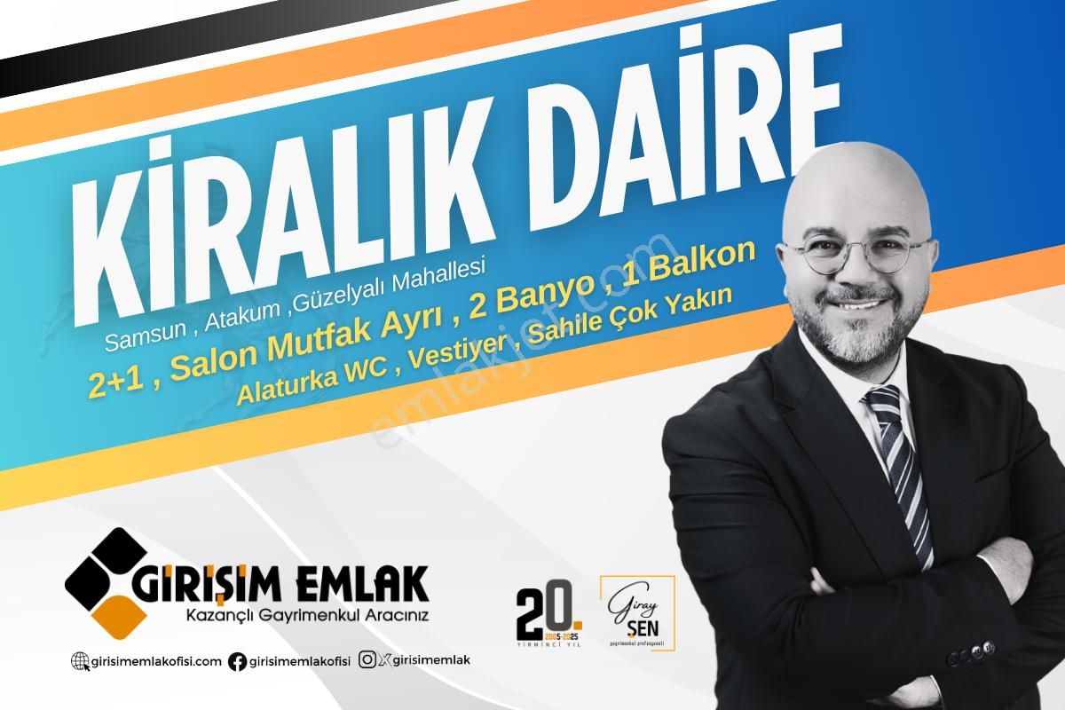 Anayola Cephe Denize Yakın 2+1 Kiralık Daire