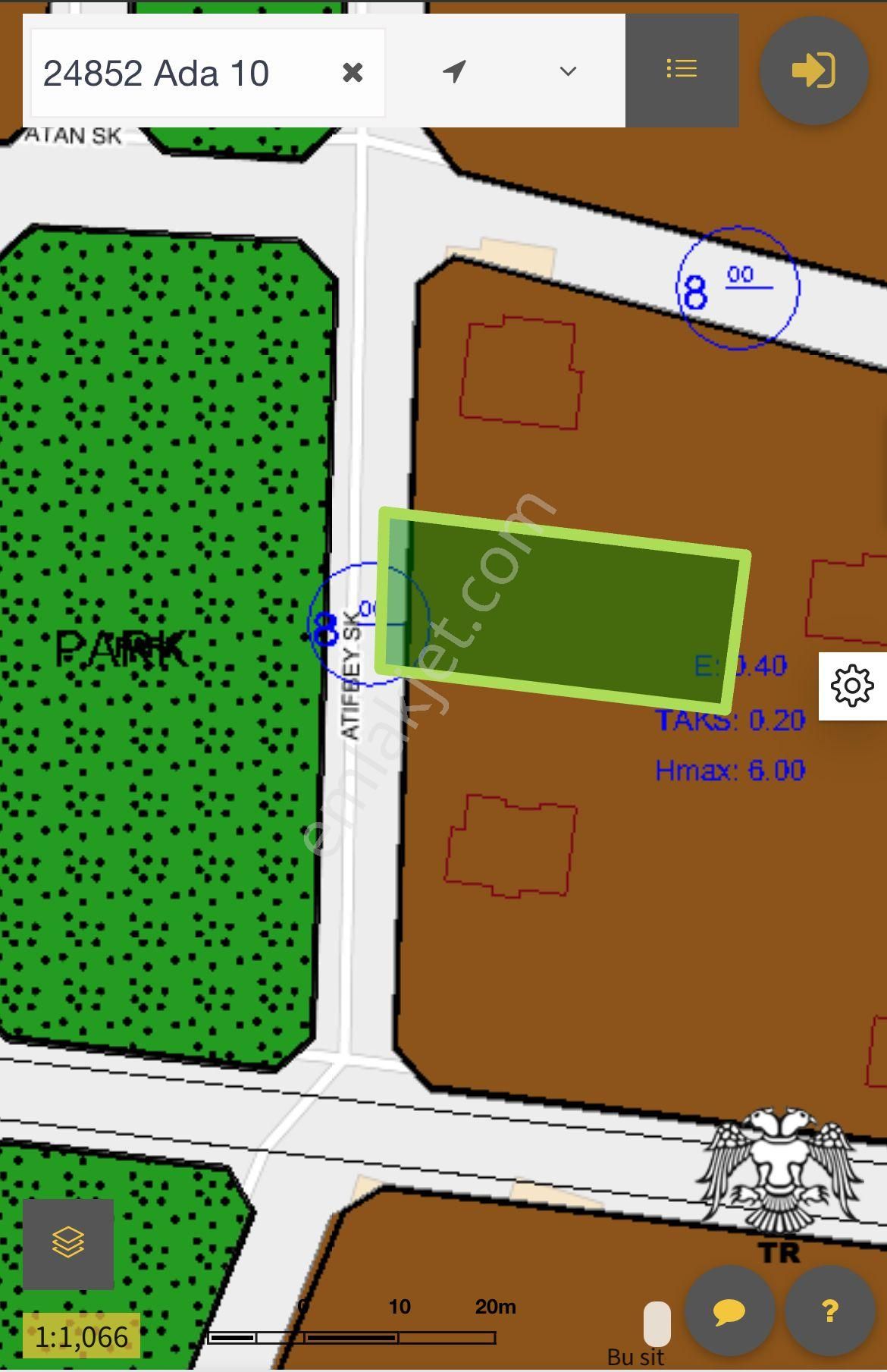Ömür Emlaktan Saraçoglu 2.kanalda 600 M2 Müstakil Satılık Arsa