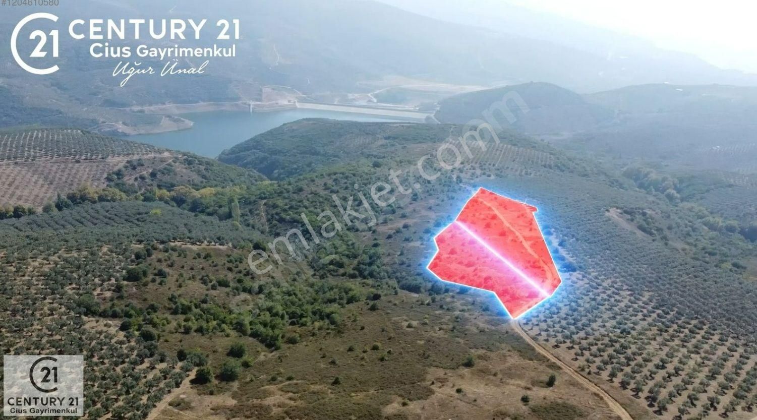 C21cius; Büyükkumla'da Deniz Manzaralı 27.123 M2 Satılık Tarla