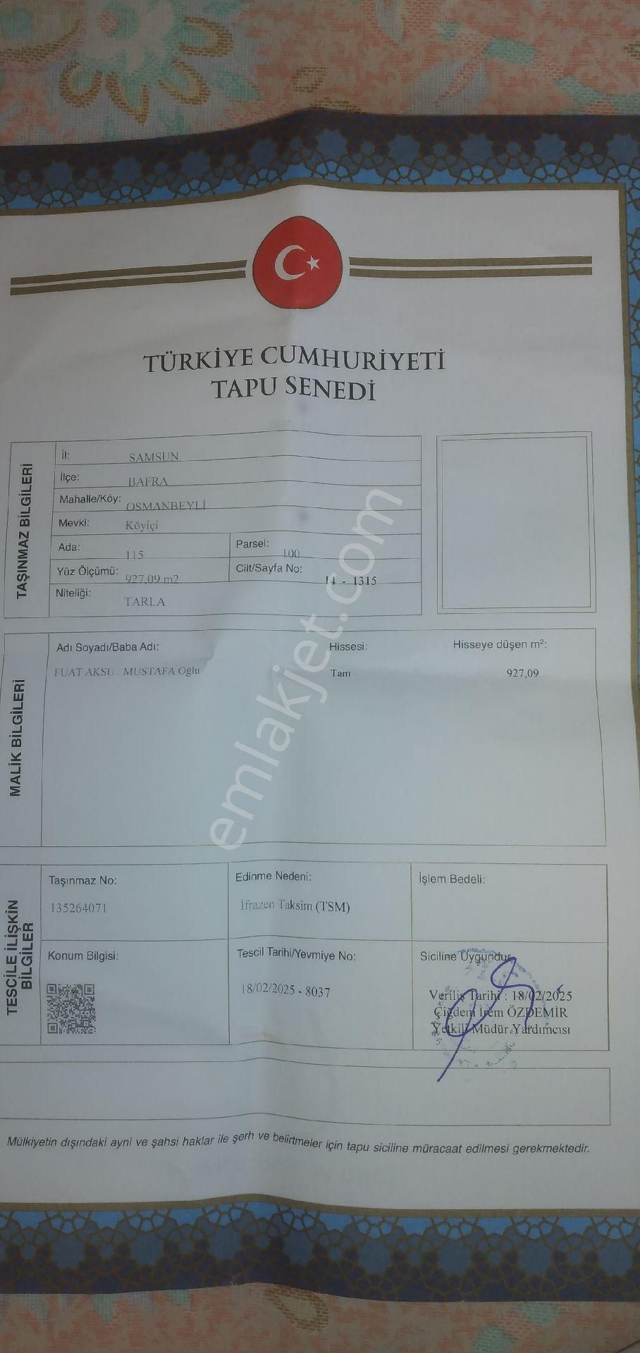 Acil Satılık Ticari Arsa