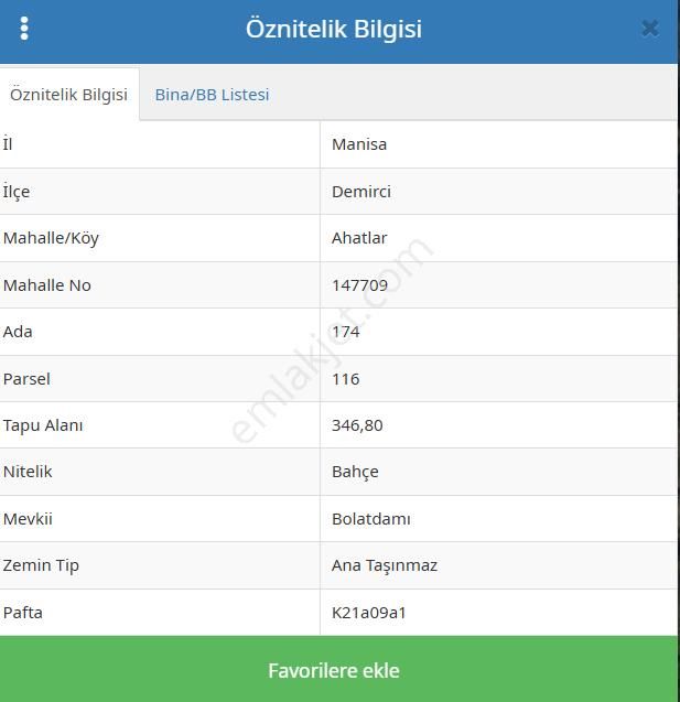 Manisa Demirci 346 M2 Kaplıca Otel Bölgesinde Meyve Bahçesi
