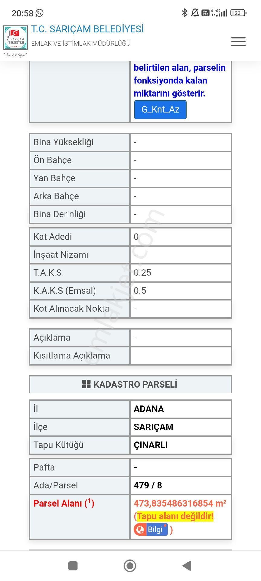 Demirhan Emlak'tan Villa İmarlı Arsa