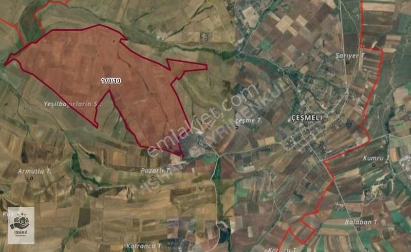 Tekirdağ Marmaraereğlisi Çeşmeli Hisseli Tarla