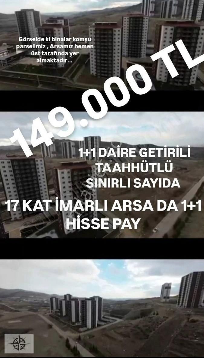 Fırsat! 17 Kat İmarlı Arsa Dan 75 M2 Hisse Alın,1+1 Sahibi Olun!