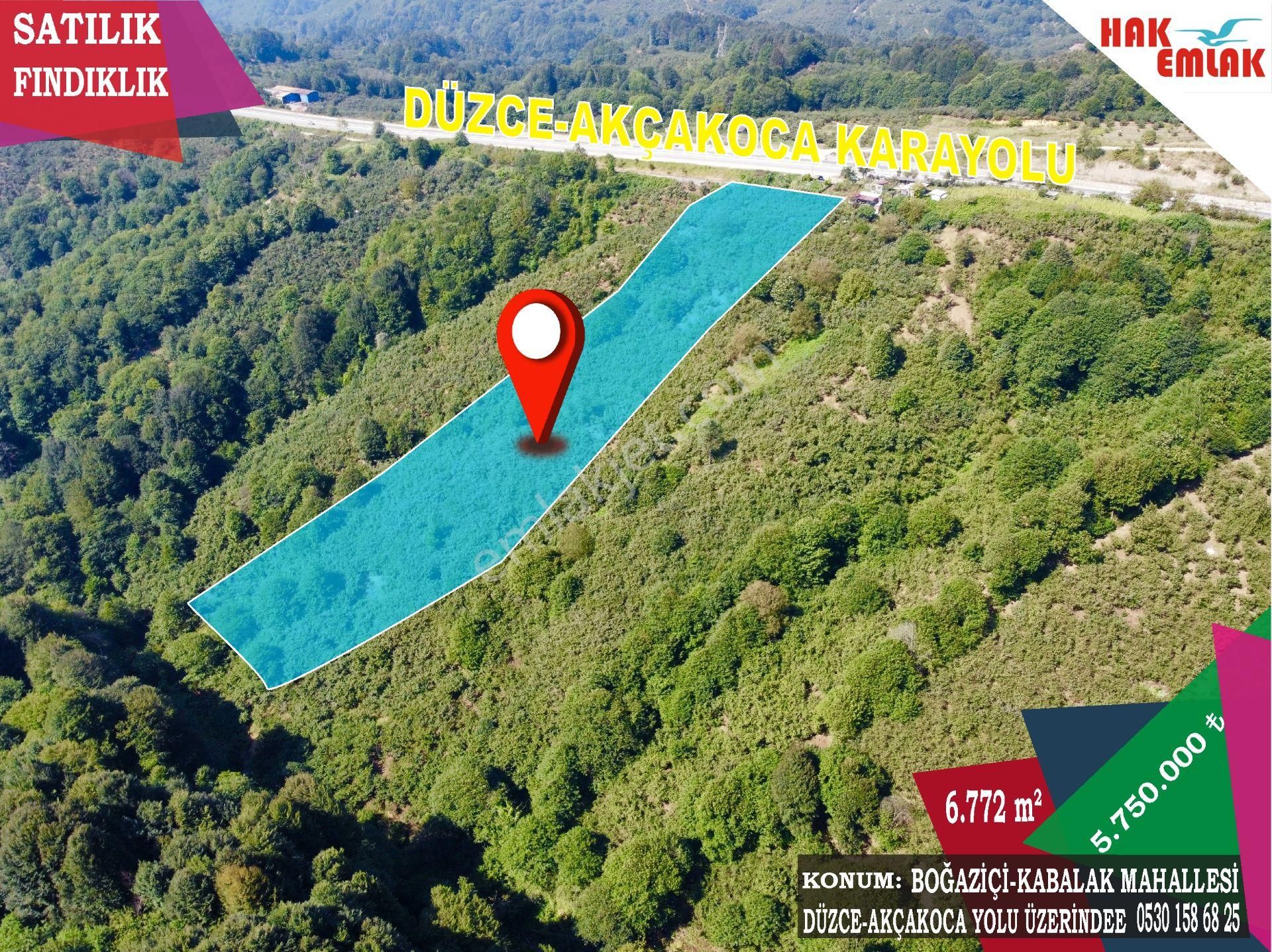 Hak Emlak'tan Kabalak Mah.de Satılık 6.772 M² Hobi Bahçesi