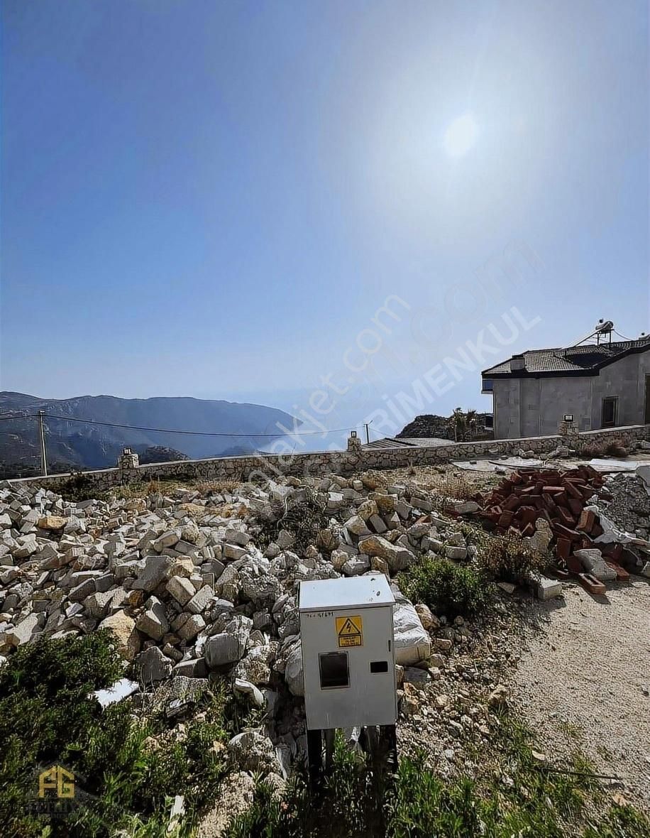 Fethiye Karaağaçta Deniz Manzaralı Satılık Yapı Kayıt + Tarla