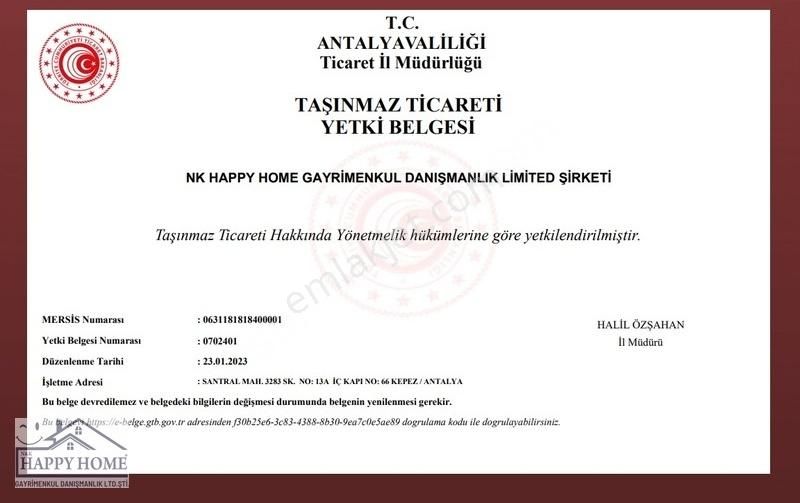 Ünsal Mh'de Havuzlu Site İçerisinde 3+1 140m2 Bahçe Katı Daire