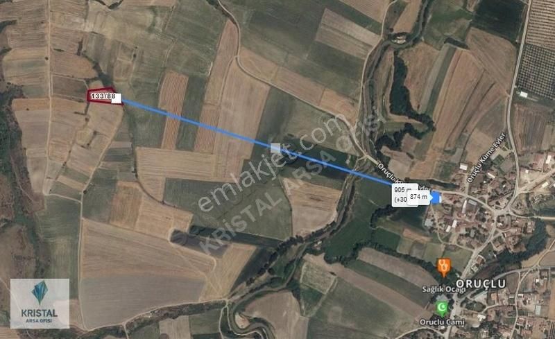 Fiyat Düştü! Babaeski Oruçlu Çap Muvafakatnameli 230m2 Bağ Tapu