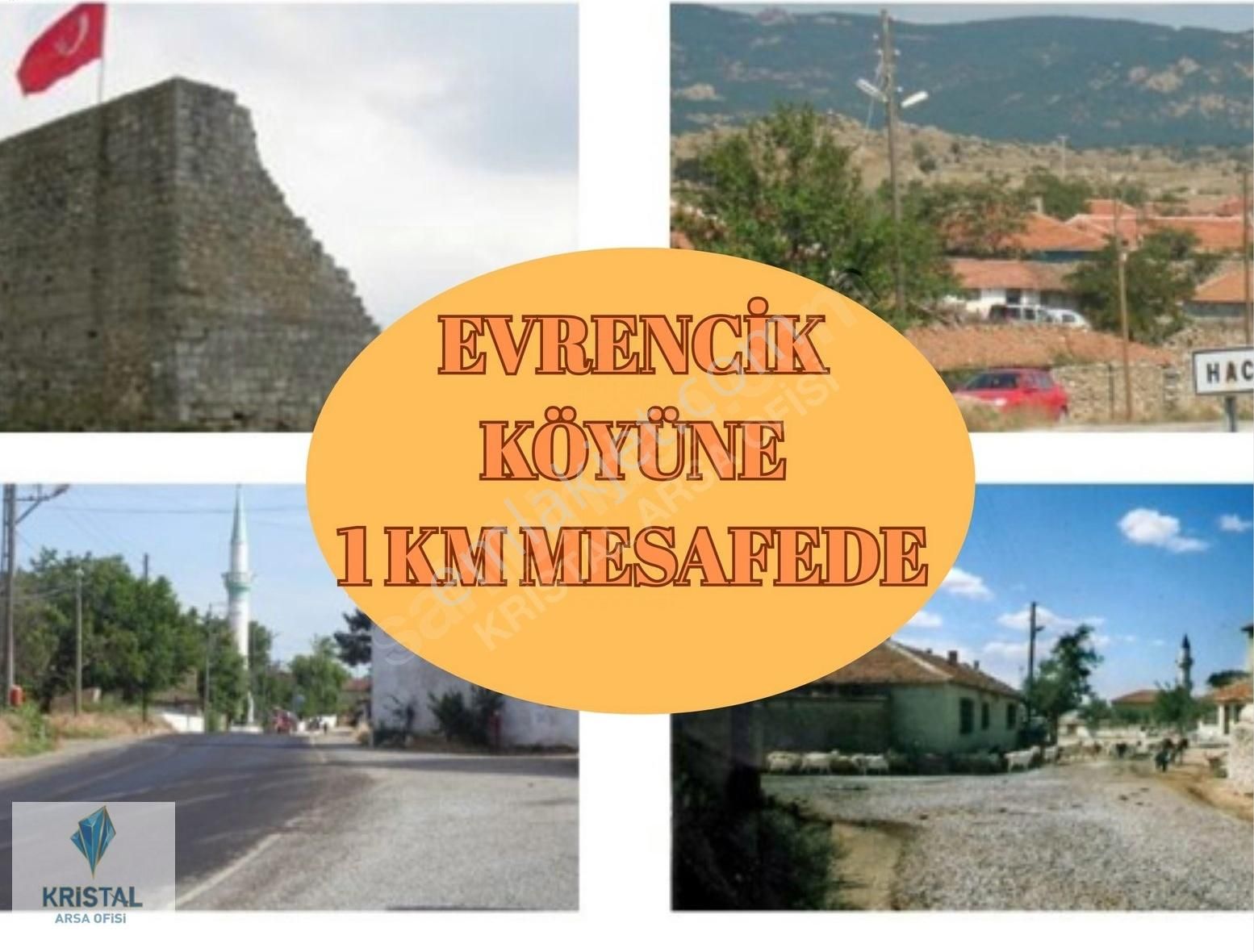 Kırklareli Vize Evrencik Köyünde Şehir Merkezine 5 Km Arsa