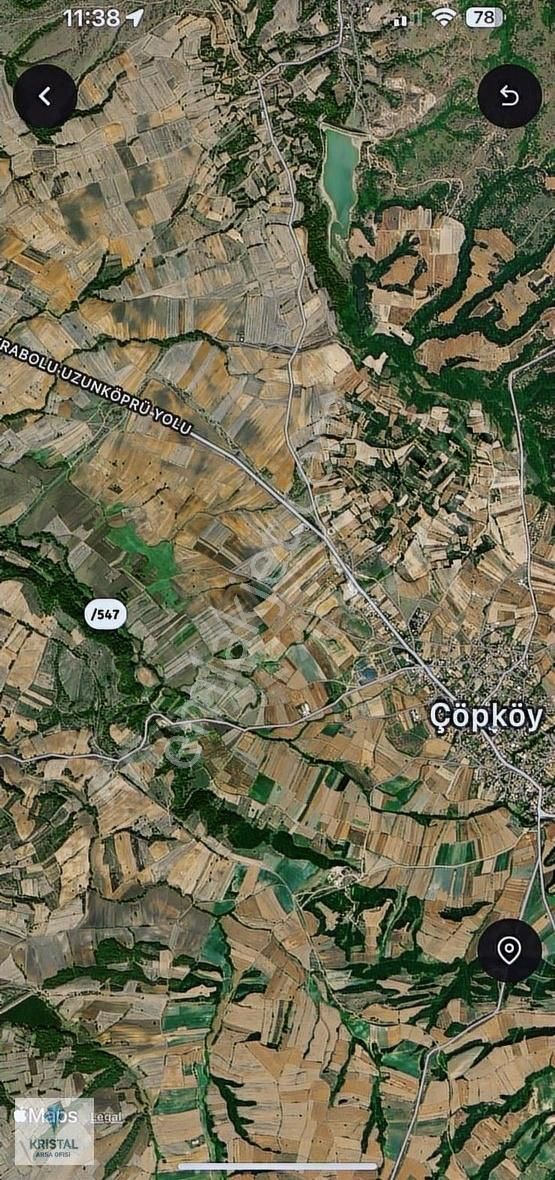 Edirne Uzunköprü Çöpköy De Yerleşim Merkezine Yakın 812 M2 Arsa