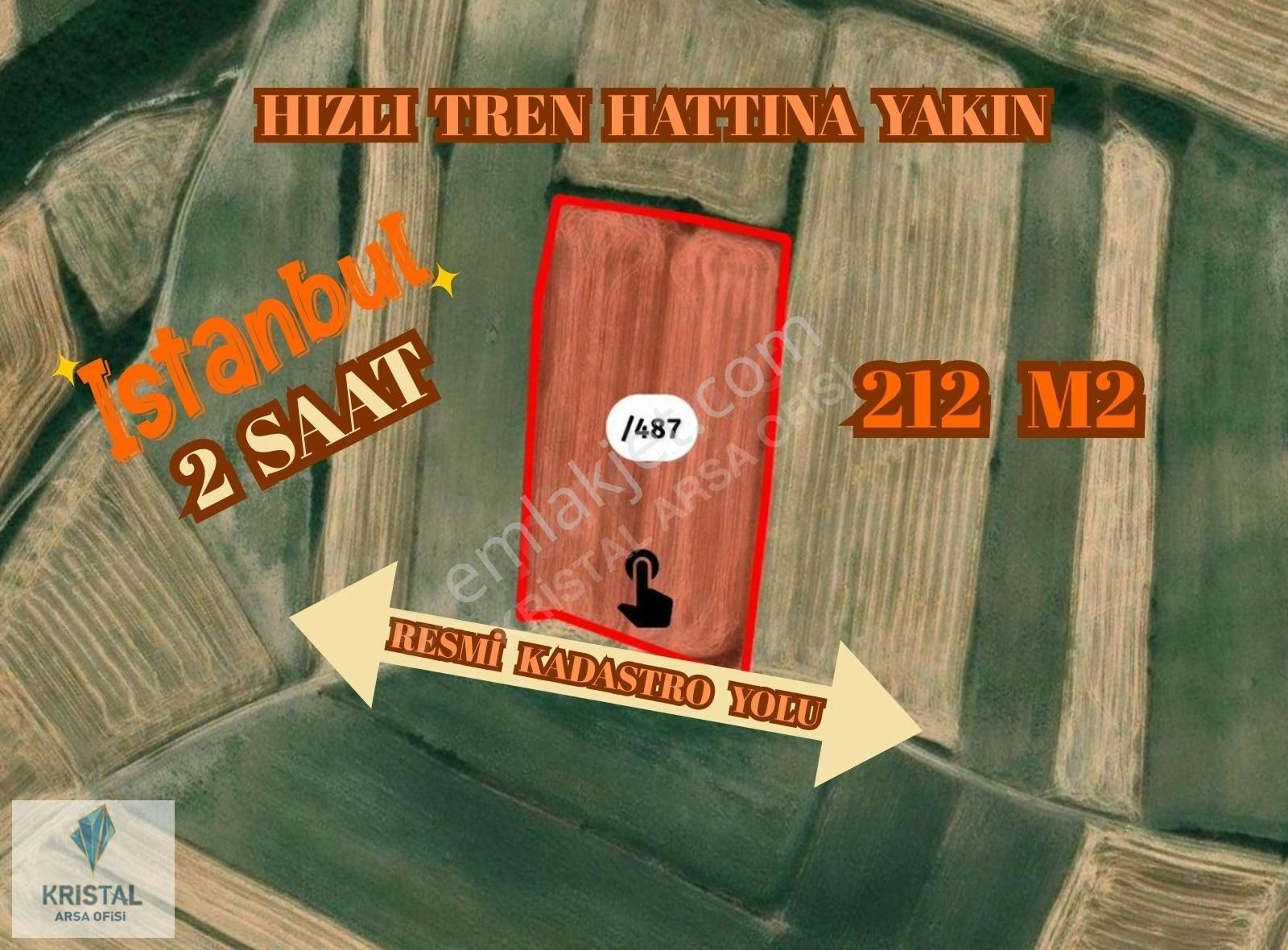 Edirne Havsa Azatlı Köyünde Hızlı Tren Hattına Yakın 212 M2 Arsa