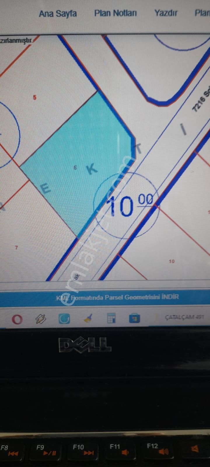 Aytaş Emlak'tan Atakum Çatalçam'da Satılık 491 M2 Köşe Arsa