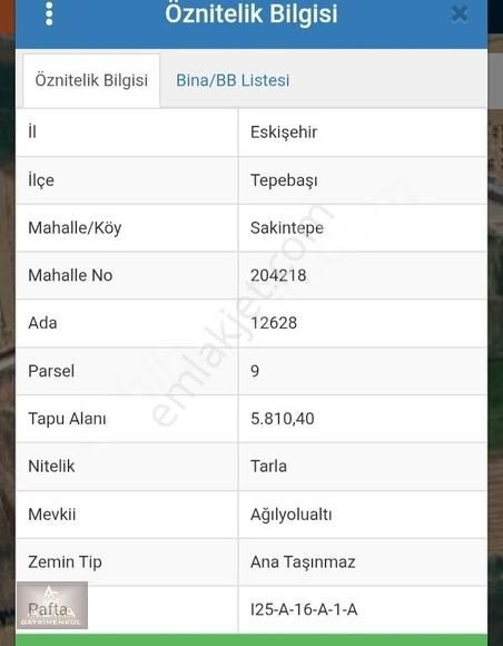 Sakintepe Mh. 11.624 M2 Satılık Tarla