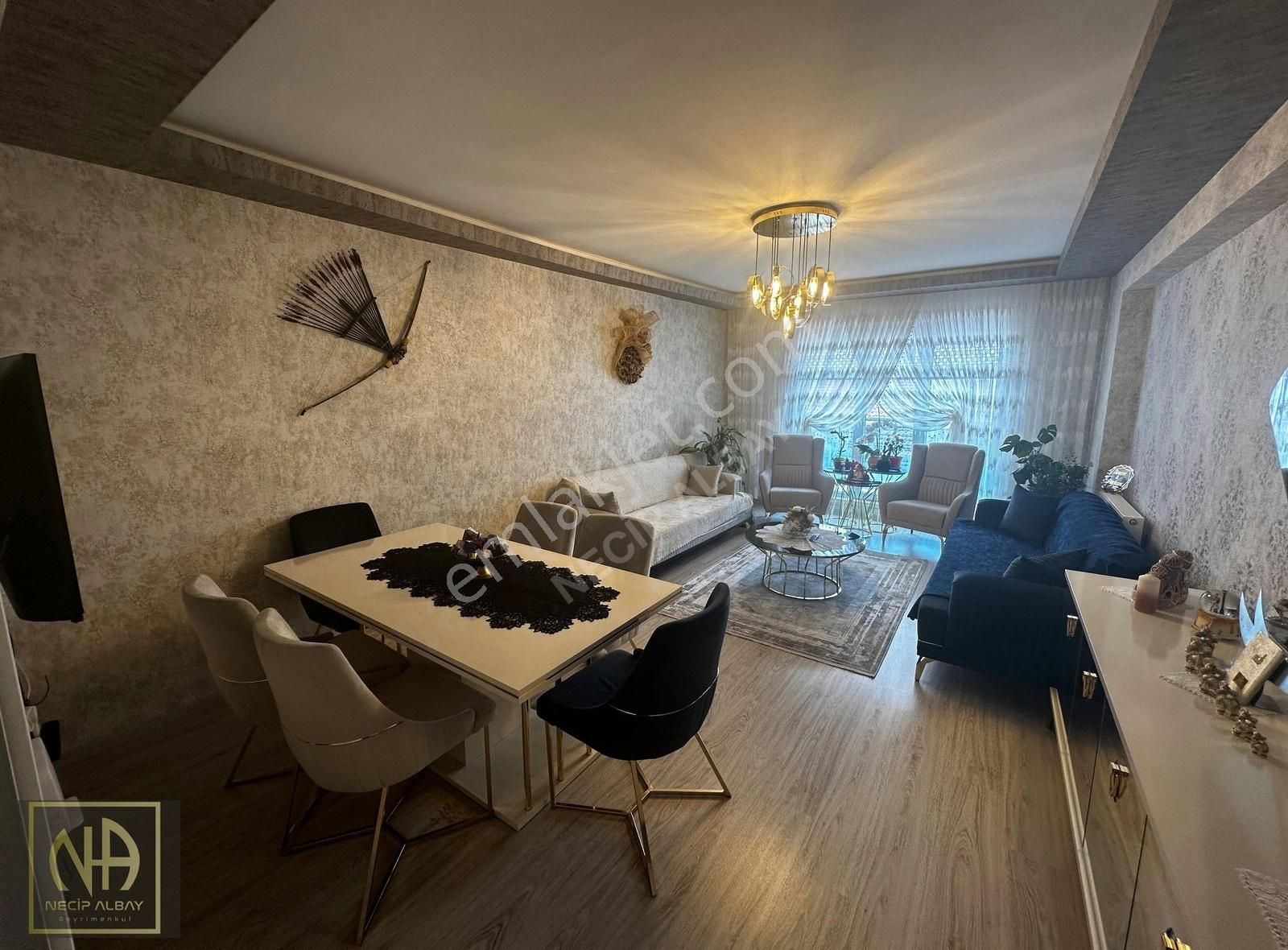 Necip Albay'dan Yükseltepe De Manzaralı Full Yapılı 3+1 Satılık