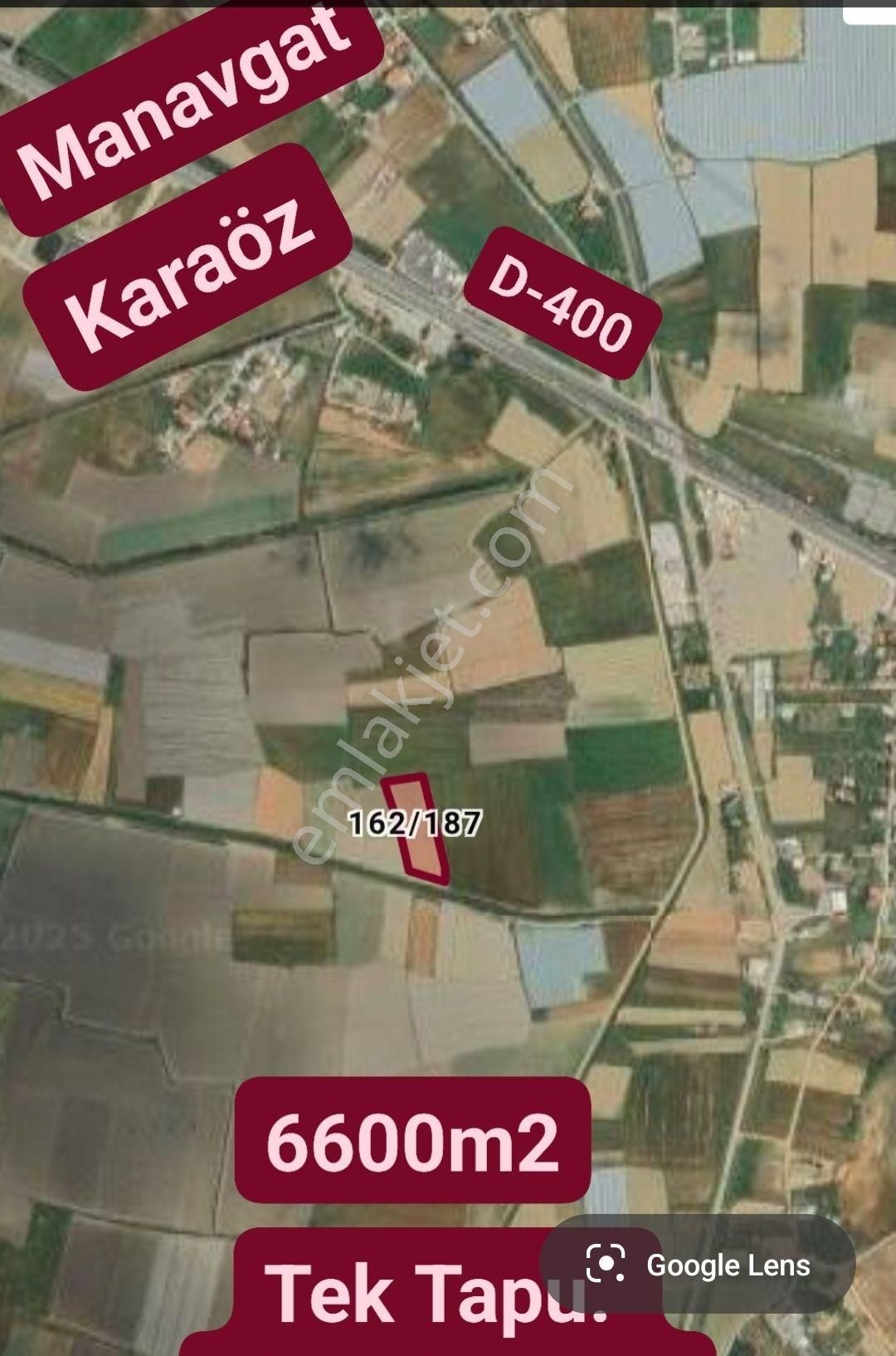 Antalya Manavgat Karaöz Mah.deniz Tarafında Satılık Arazi