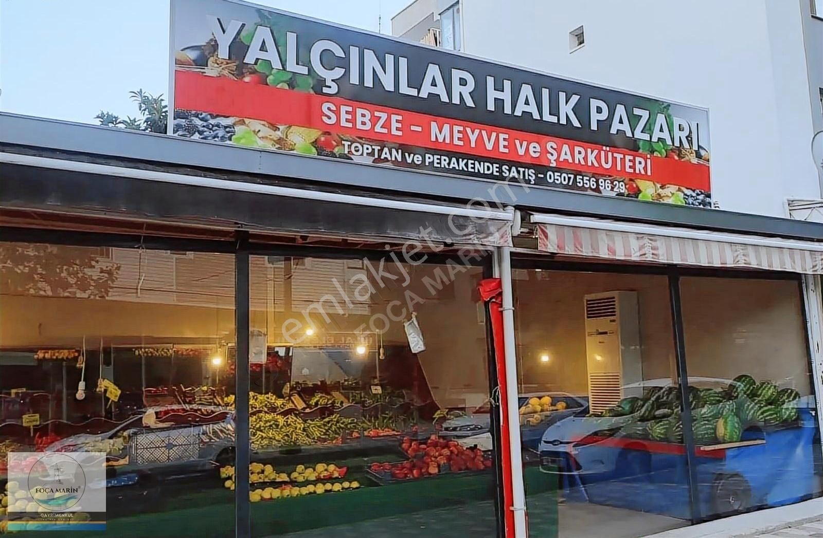 Aliağa İşlek Cadde Üzerinde Caddeye Cephe Devren Kiralık Manav