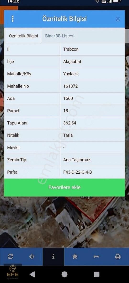 Efe Gayrimenkulden Ful Deniz Manzaralı Satılık İmarlı Arsa