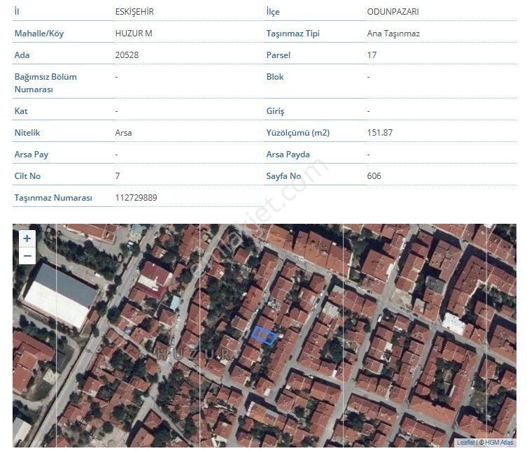 Huzur Mah., Uğursal Sok. 160 M2 Kat Karşılığı Verilecek