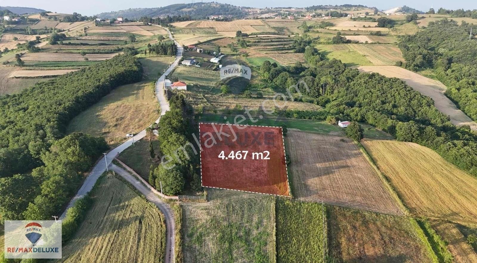 İzmit Sarışeyh Köyünde 4.467 M2 Eğimsiz Satılık Parsel