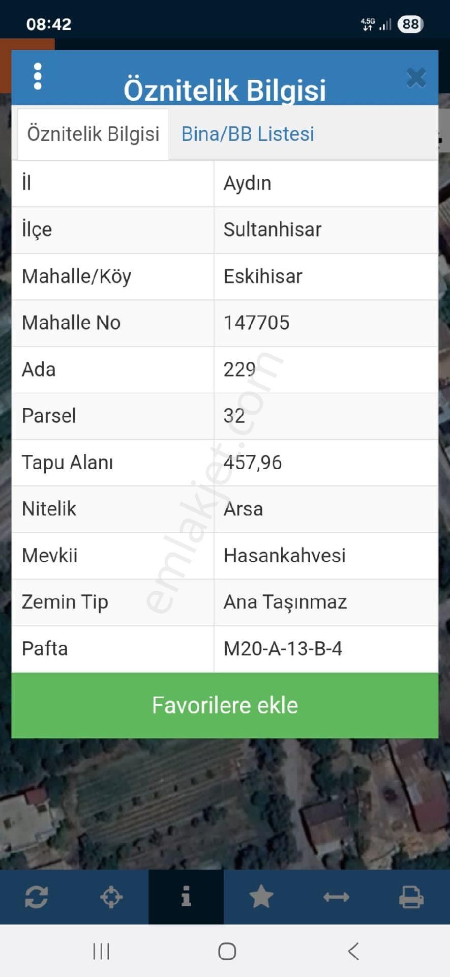 Sultanhisar Eskihisar Satılık Arsa