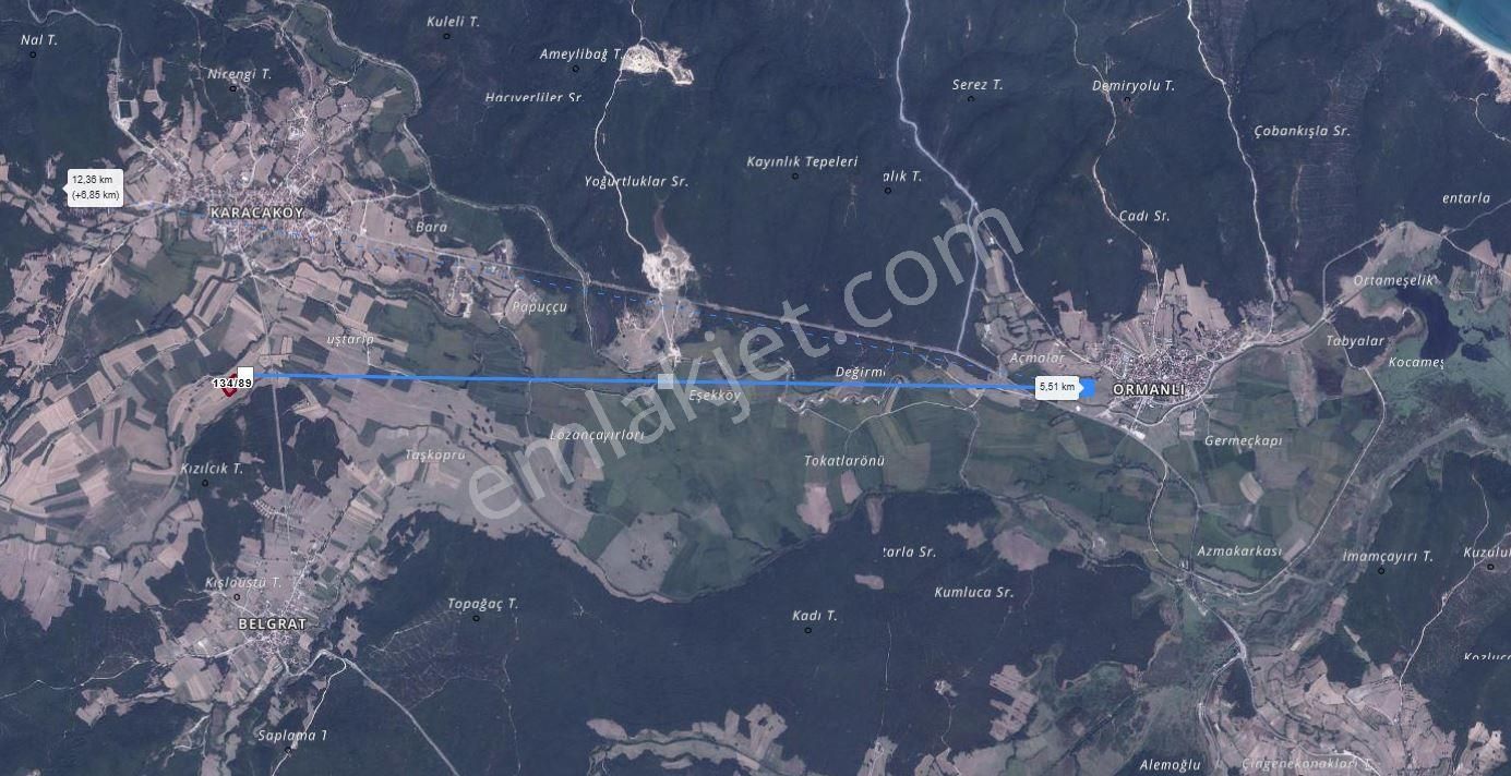 Çatalca Karacaköy 461 M2 Acil Satılık Arsa - Görsel 3