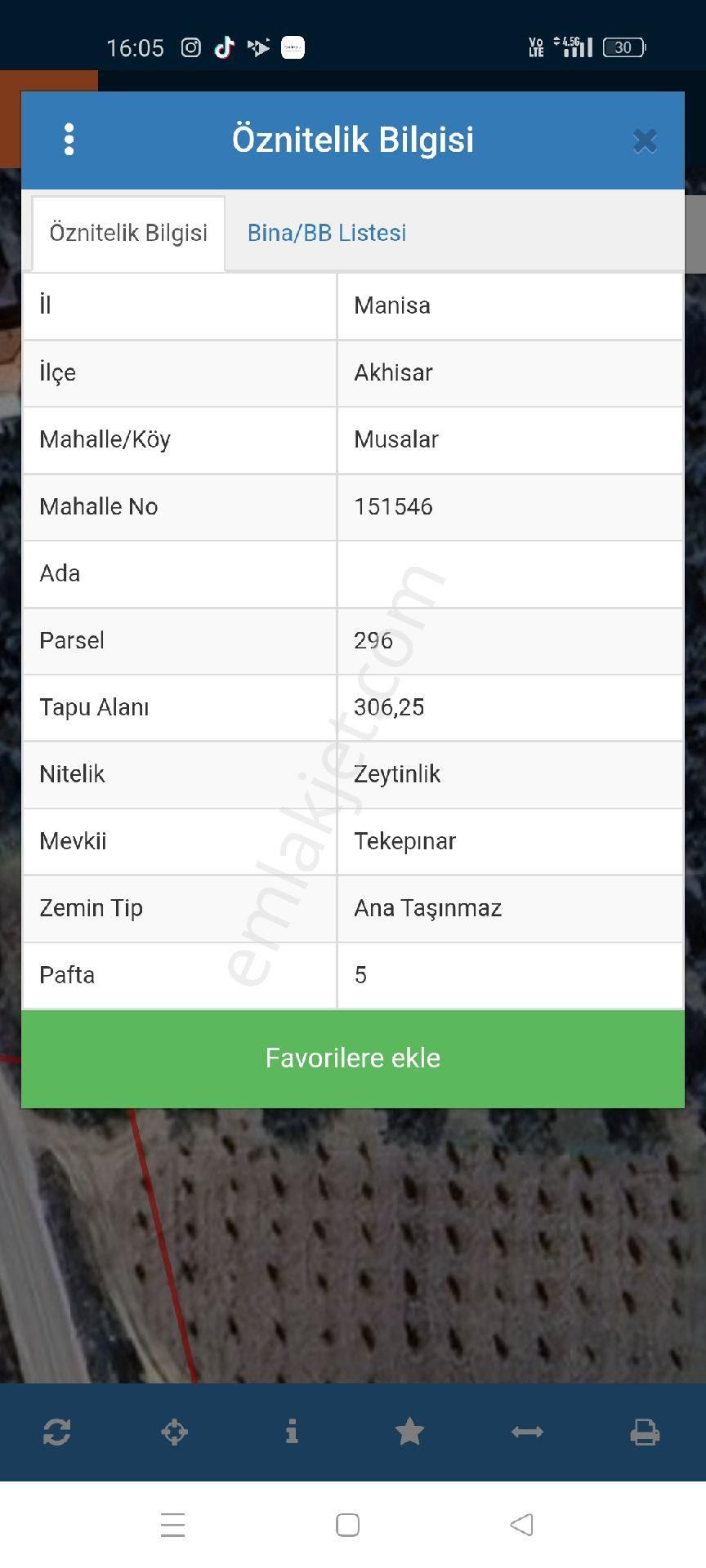 Yasinemlaktan Manisa Akhisar Musalar Mah. Ana Yola 100 M Tarla Zeytinlik
